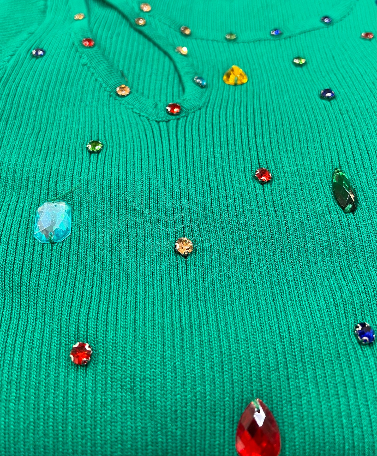 MAGLIA COSTINA STRASS