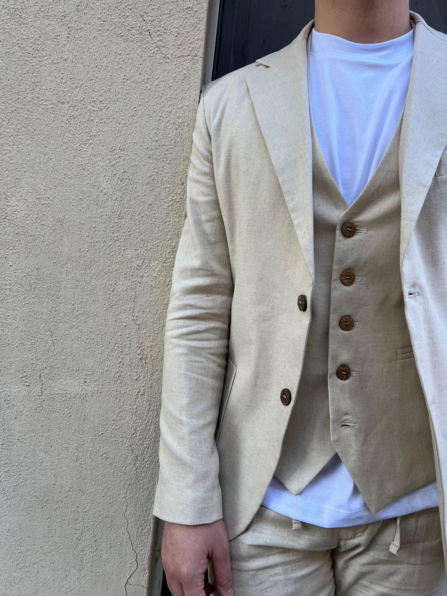 PANTALONE MISTO LINO TELAMIRA