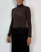 Maglia Lupetto Ebano Olivia Grey