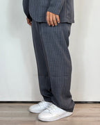 Pantalone Palazzo Gessato Over-D