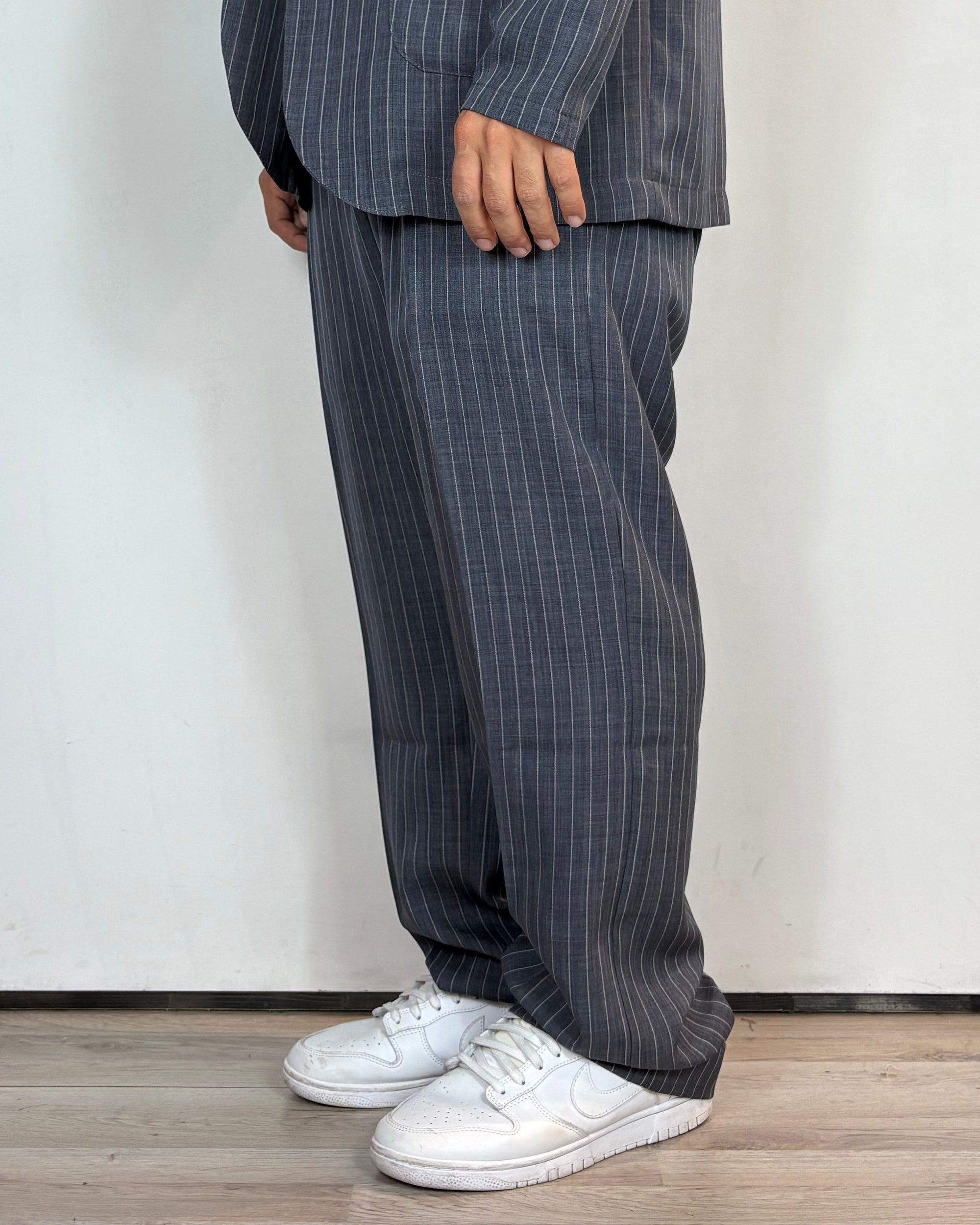 Pantalone Palazzo Gessato Over-D