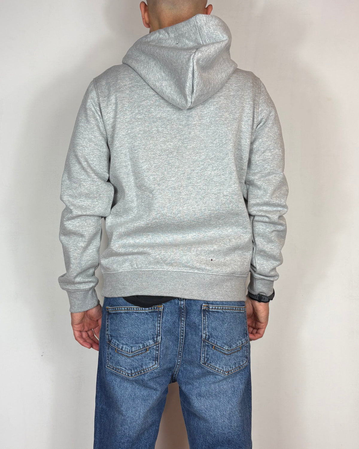 Felpa Cappuccio Grigio Urban Ring