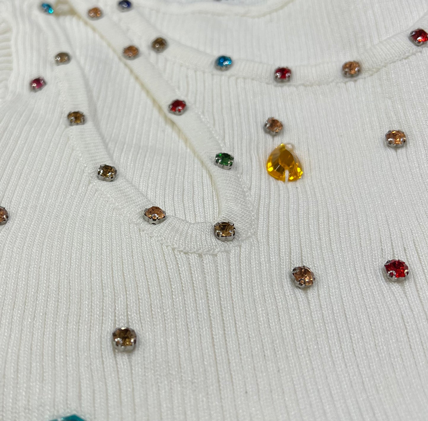 MAGLIA COSTINA STRASS