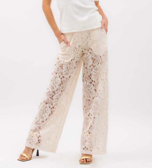 PANTALONE PIZZO OLIVIAGREY