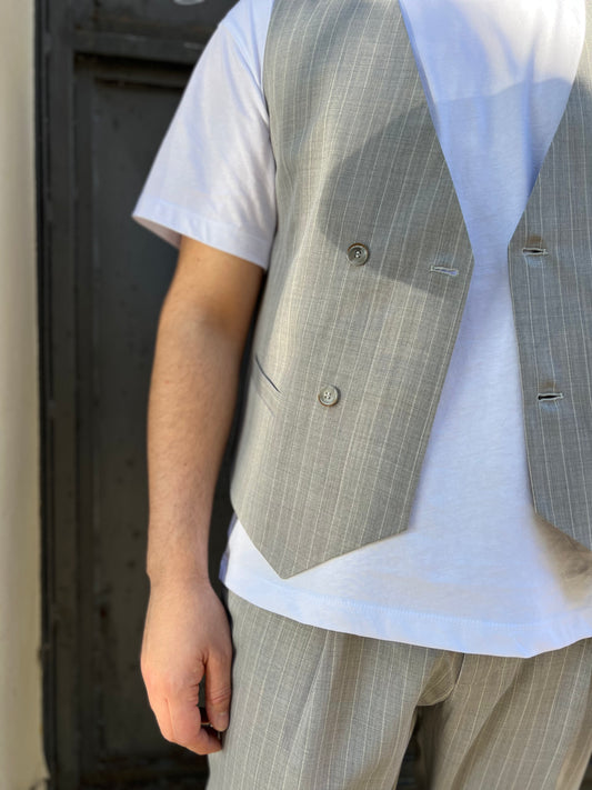 GILET GESSATO OVER-D