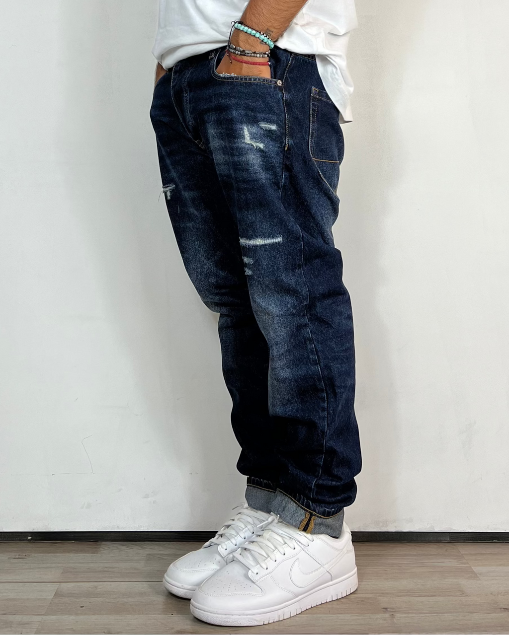 Jeans Carrot Strappi Telamira