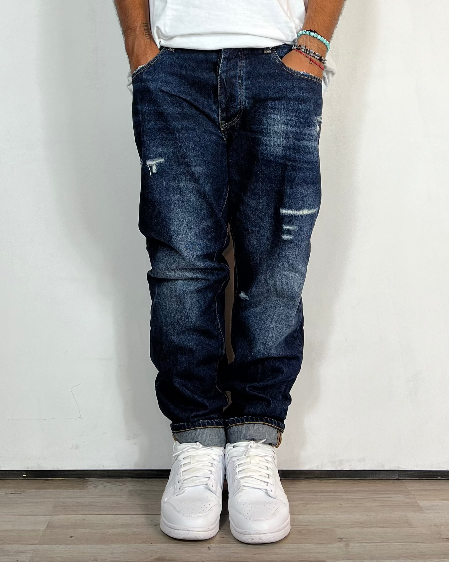 Jeans Carrot Strappi Telamira