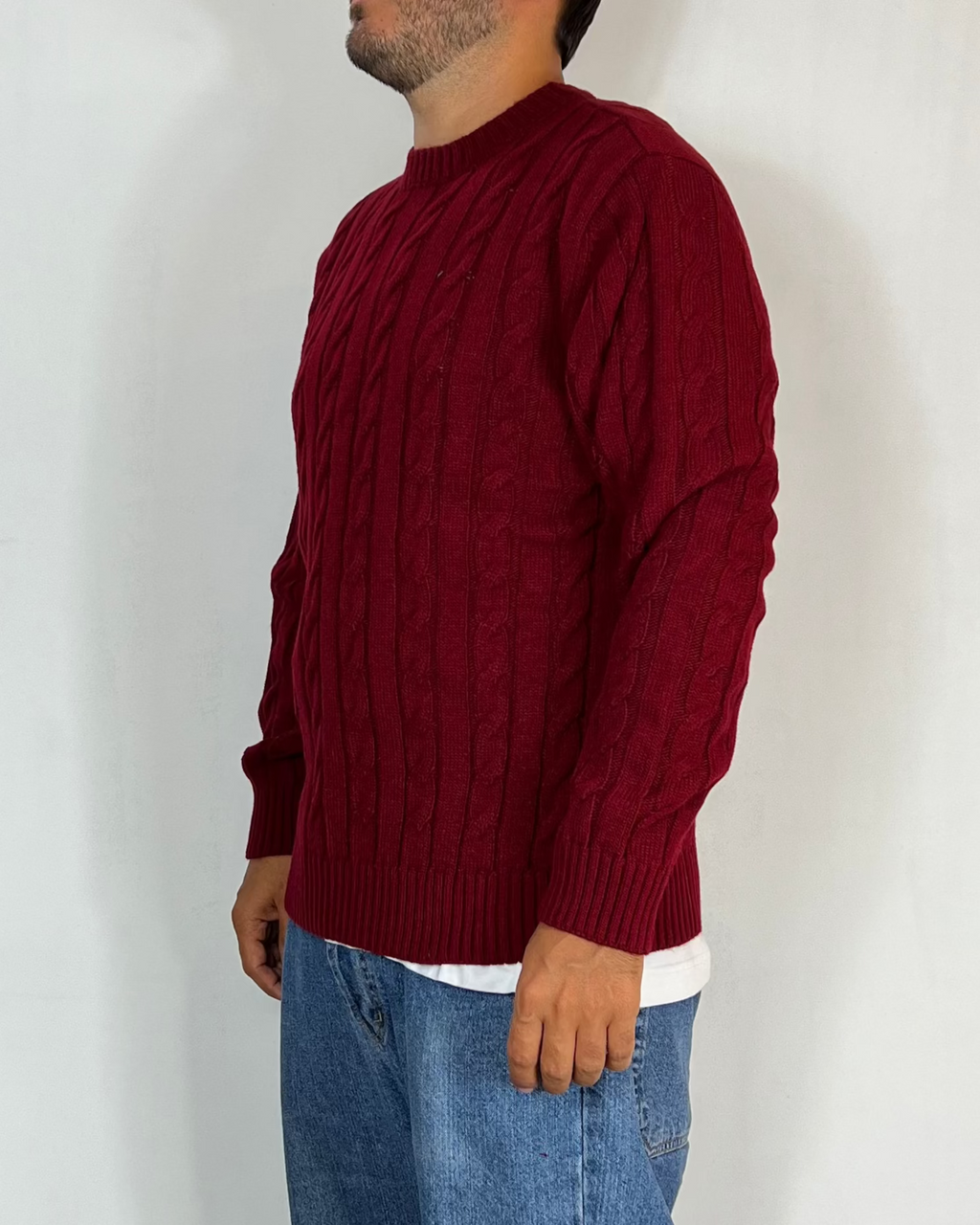 Maglia Trecce Bordeaux Telamira