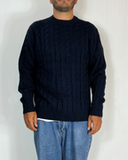 Maglia Trecce Blu Telamira