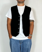 Gilet Viscosa Nero Telamira