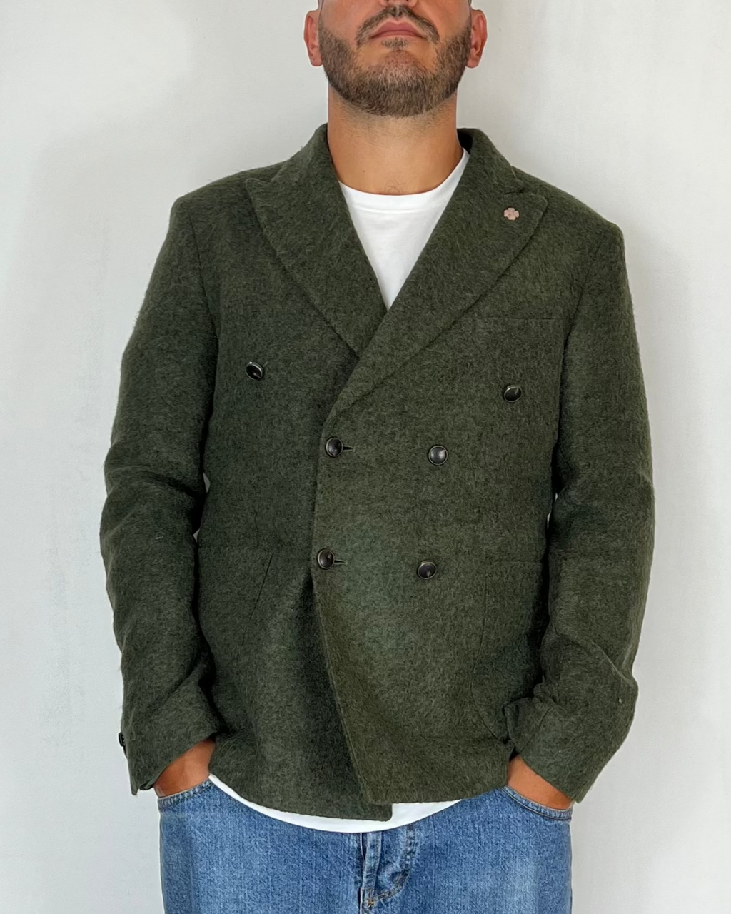 Giacca Doppiopetto Over-D