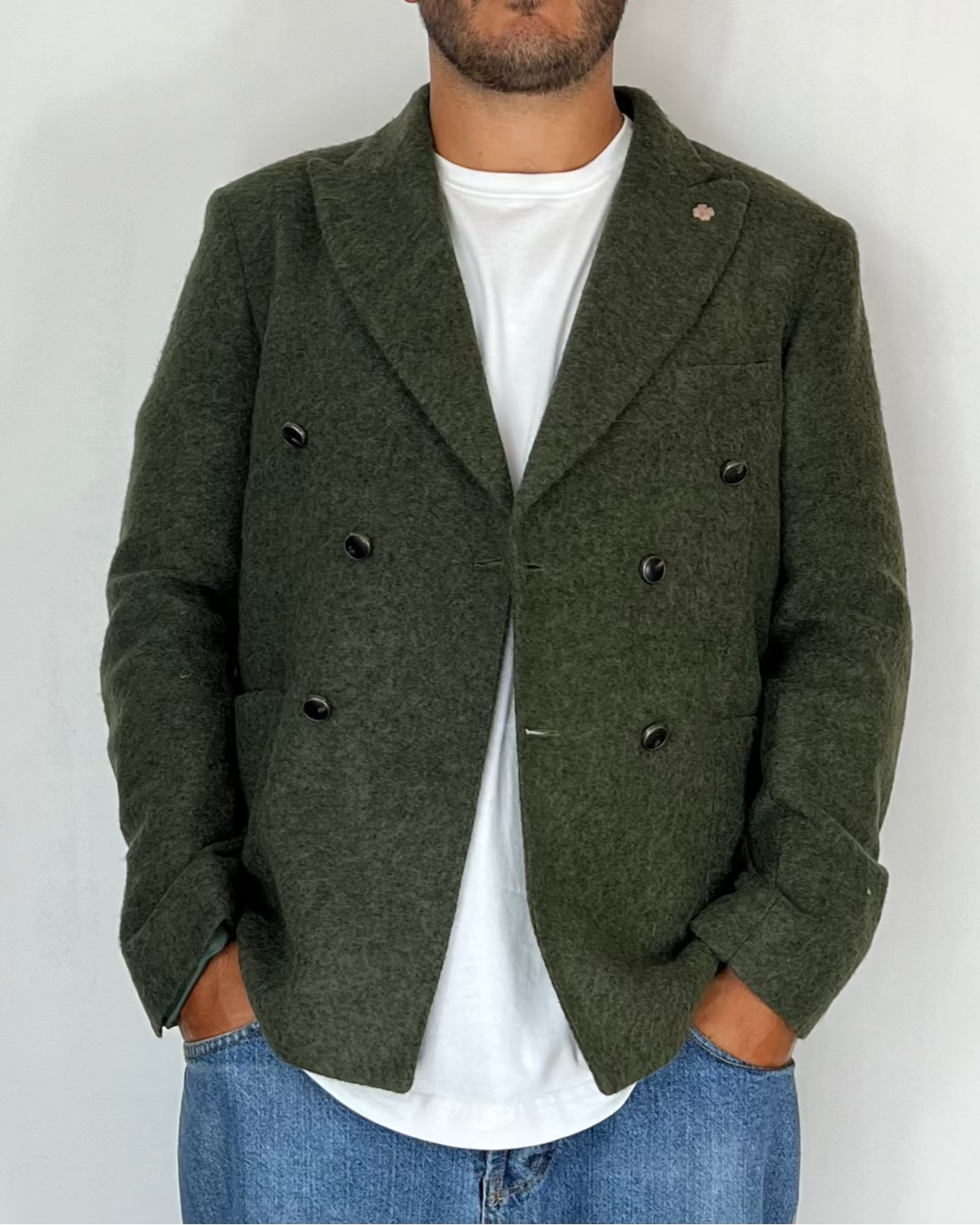 Giacca Doppiopetto Over-D