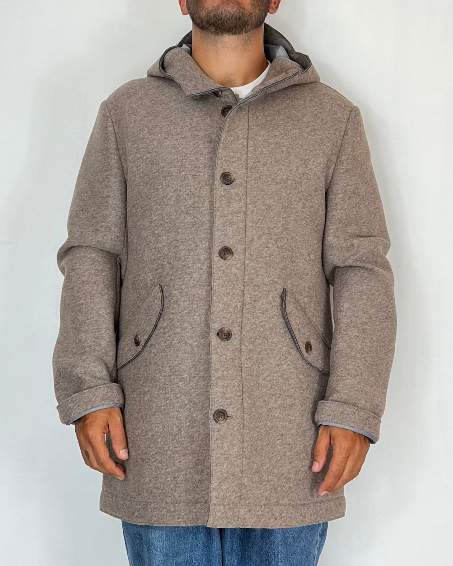 Giubbotto Tessuto Scuba Over-D