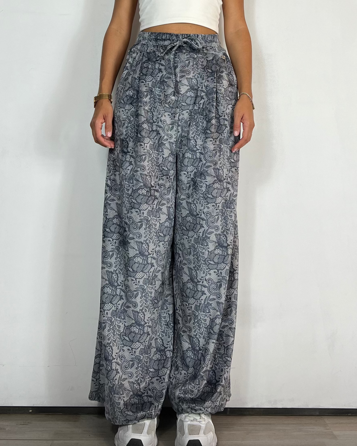 Pantalone Ciniglia Olivia Grey