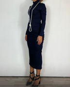 Vestito Midi Blu Over-D Woman