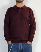Polo Lana Bordeaux Telamira