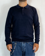 Polo Lana Blu Telamira