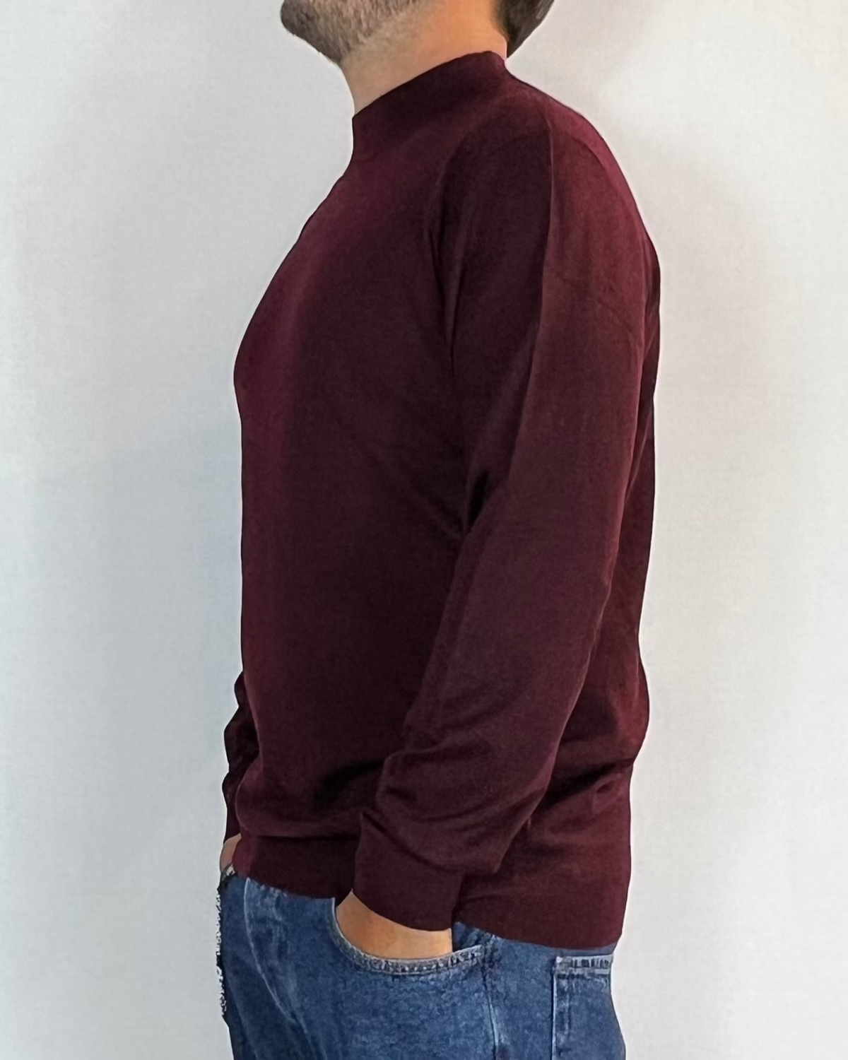 Maglia Lupetto Bordeaux Telamira