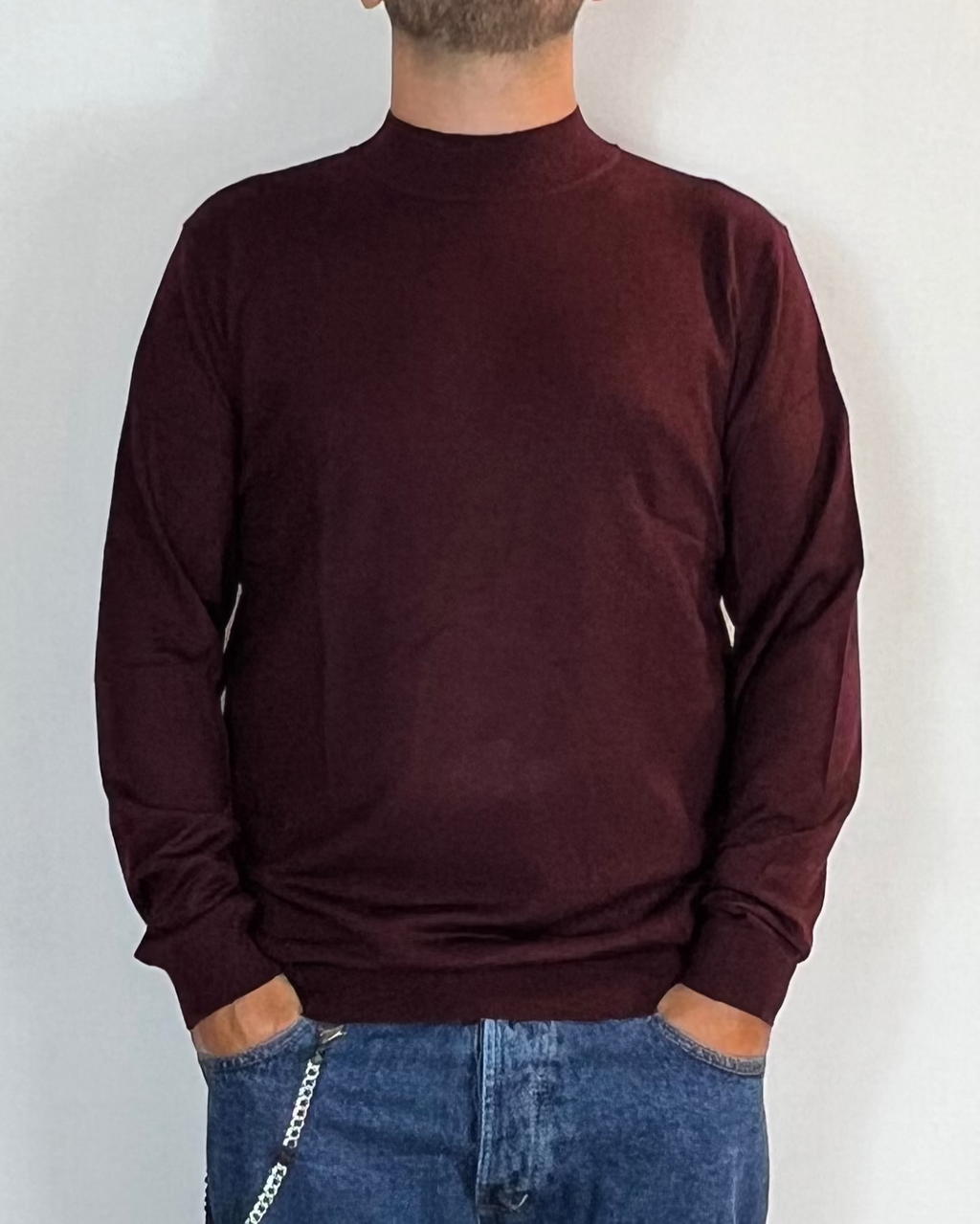 Maglia Lupetto Bordeaux Telamira