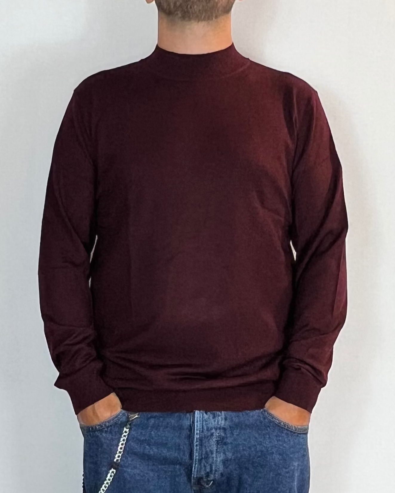 Maglia Lupetto Bordeaux Telamira