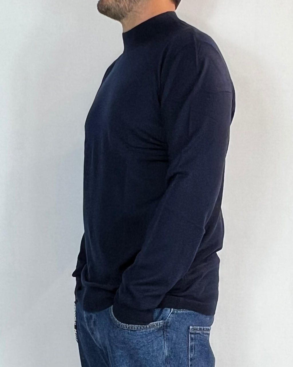 Maglia Lupetto Blu Telamira