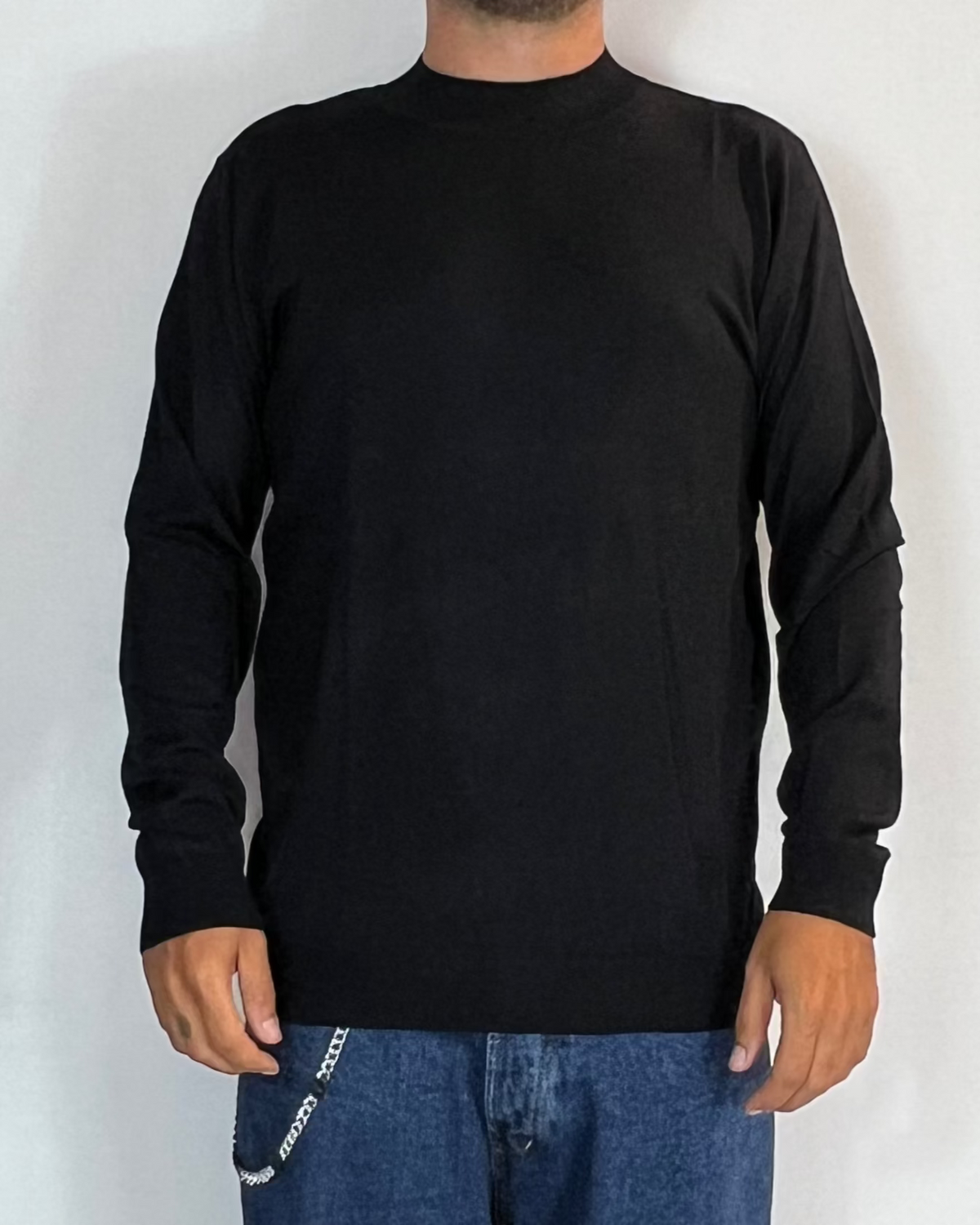 Maglia Lupetto Nero Telamira