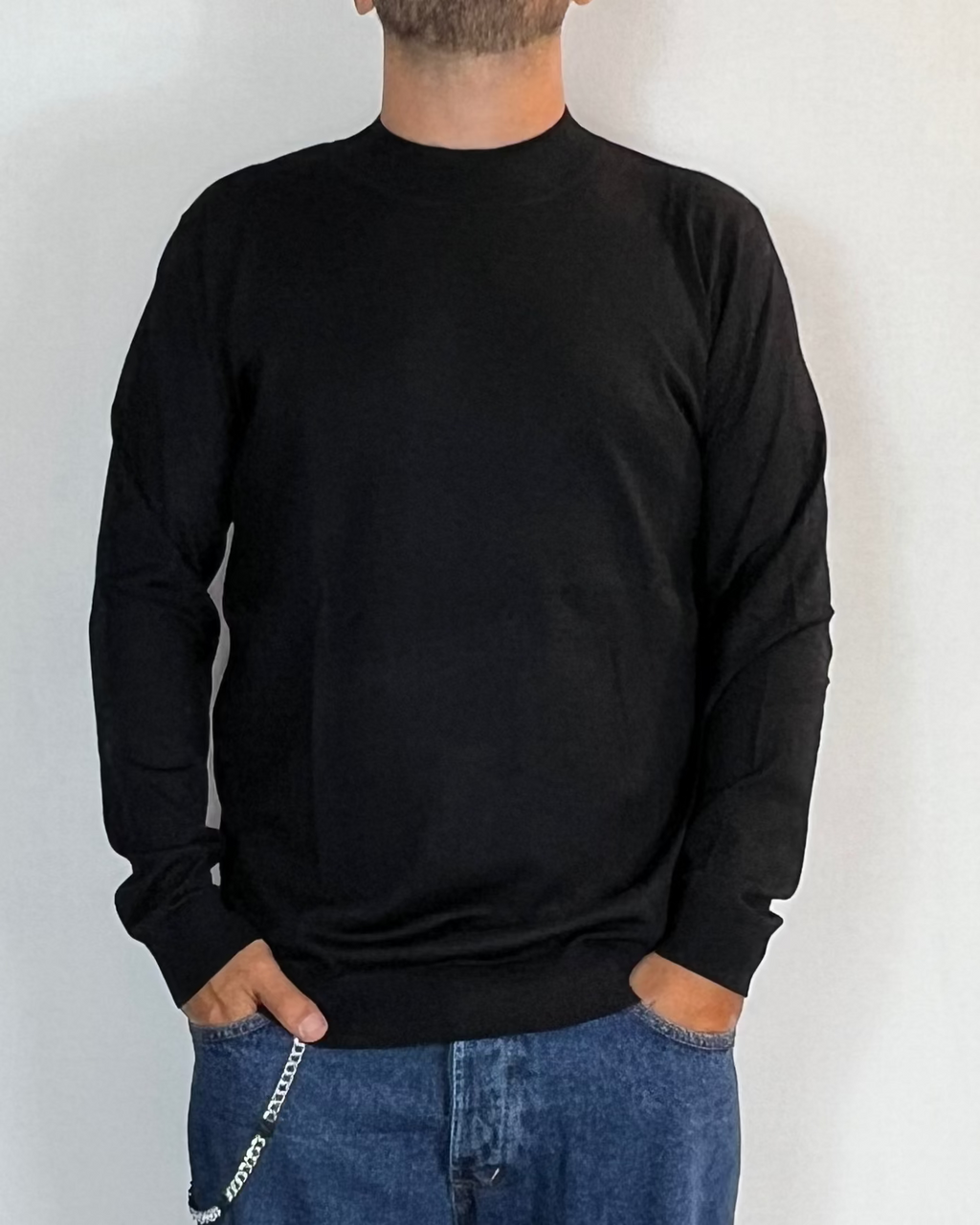 Maglia Lupetto Nero Telamira