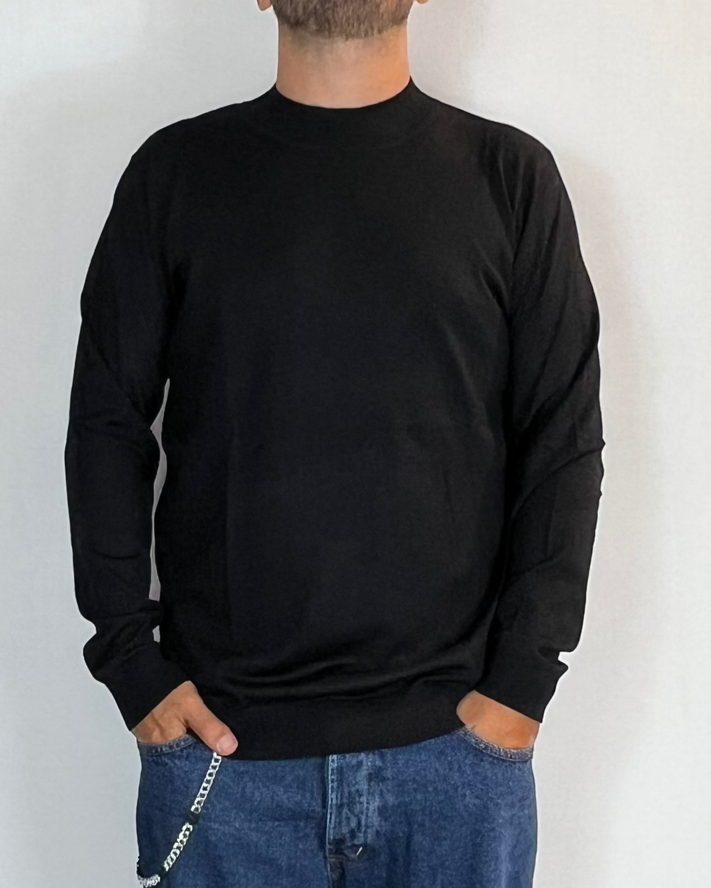 Maglia Lupetto Nero Telamira