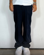 Pantalone Palazzo Velluto Blu Telamira