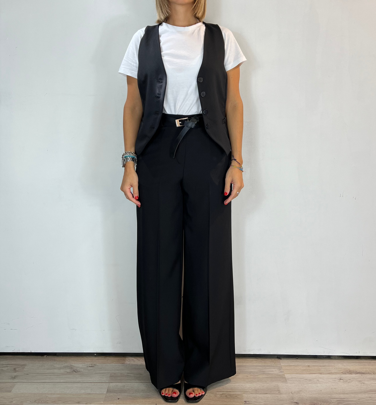 Completo Gilet Pantalone Nero Moove