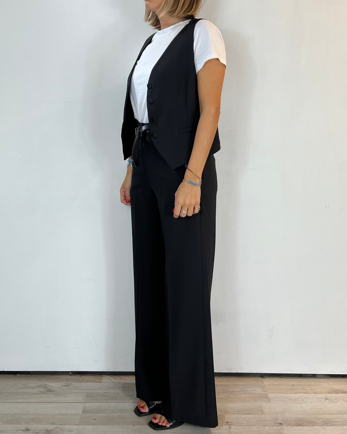 Completo Gilet Pantalone Nero Moove