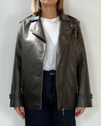 Chiodo Over Ecopelle Over-D Woman