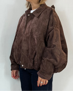 Bomber Oversize Camoscio Moove
