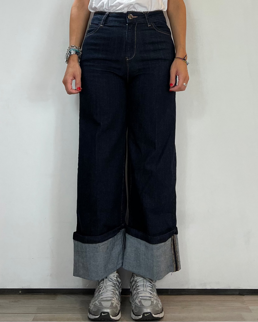 Jeans Cropped Ribalta Over-D Woman