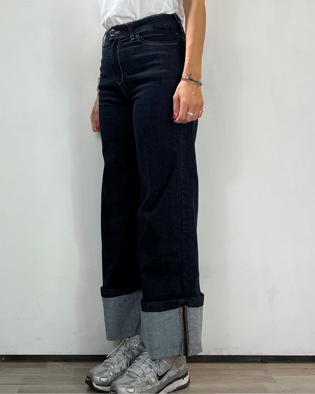 Jeans Cropped Ribalta Over-D Woman