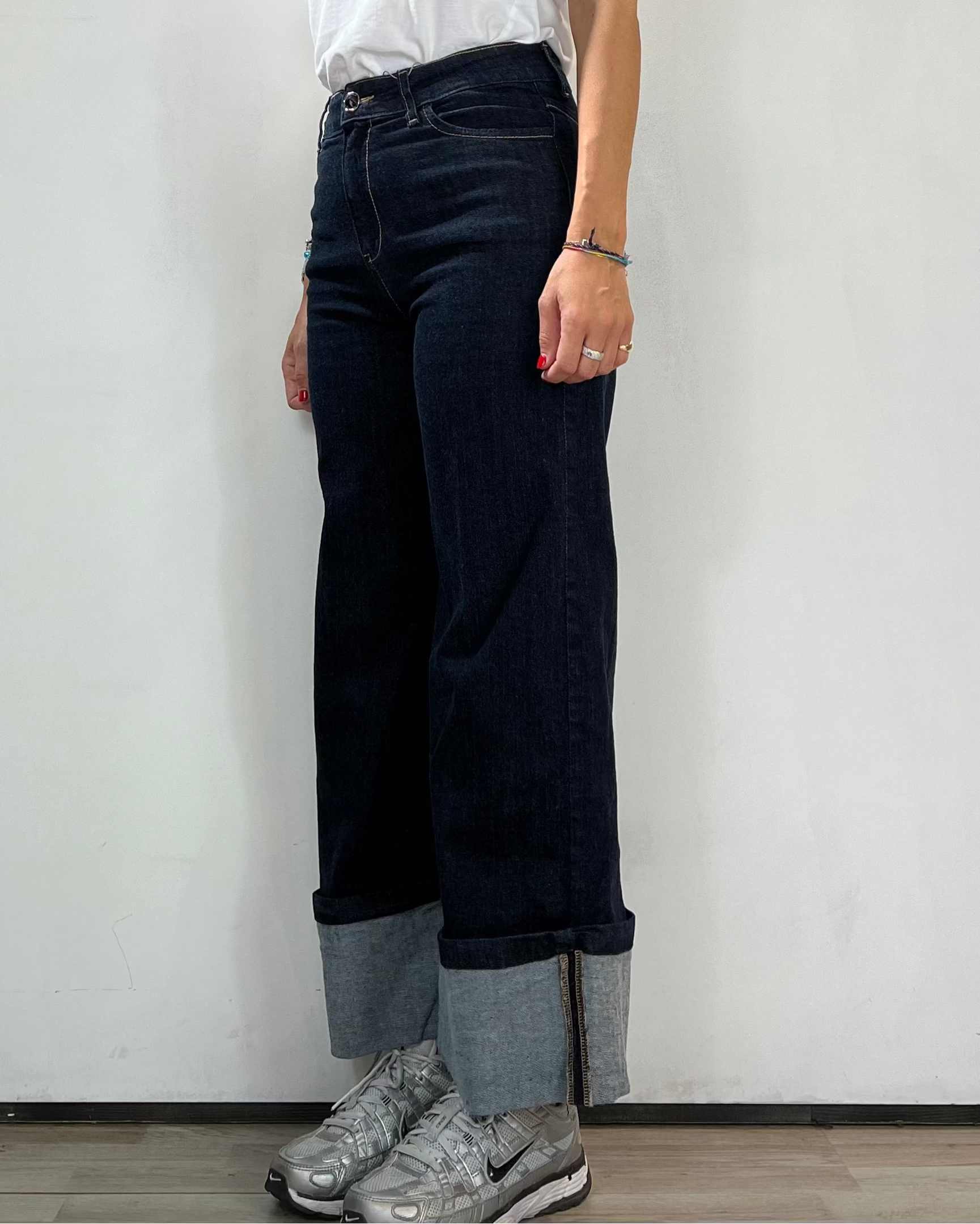 Jeans Cropped Ribalta Over-D Woman
