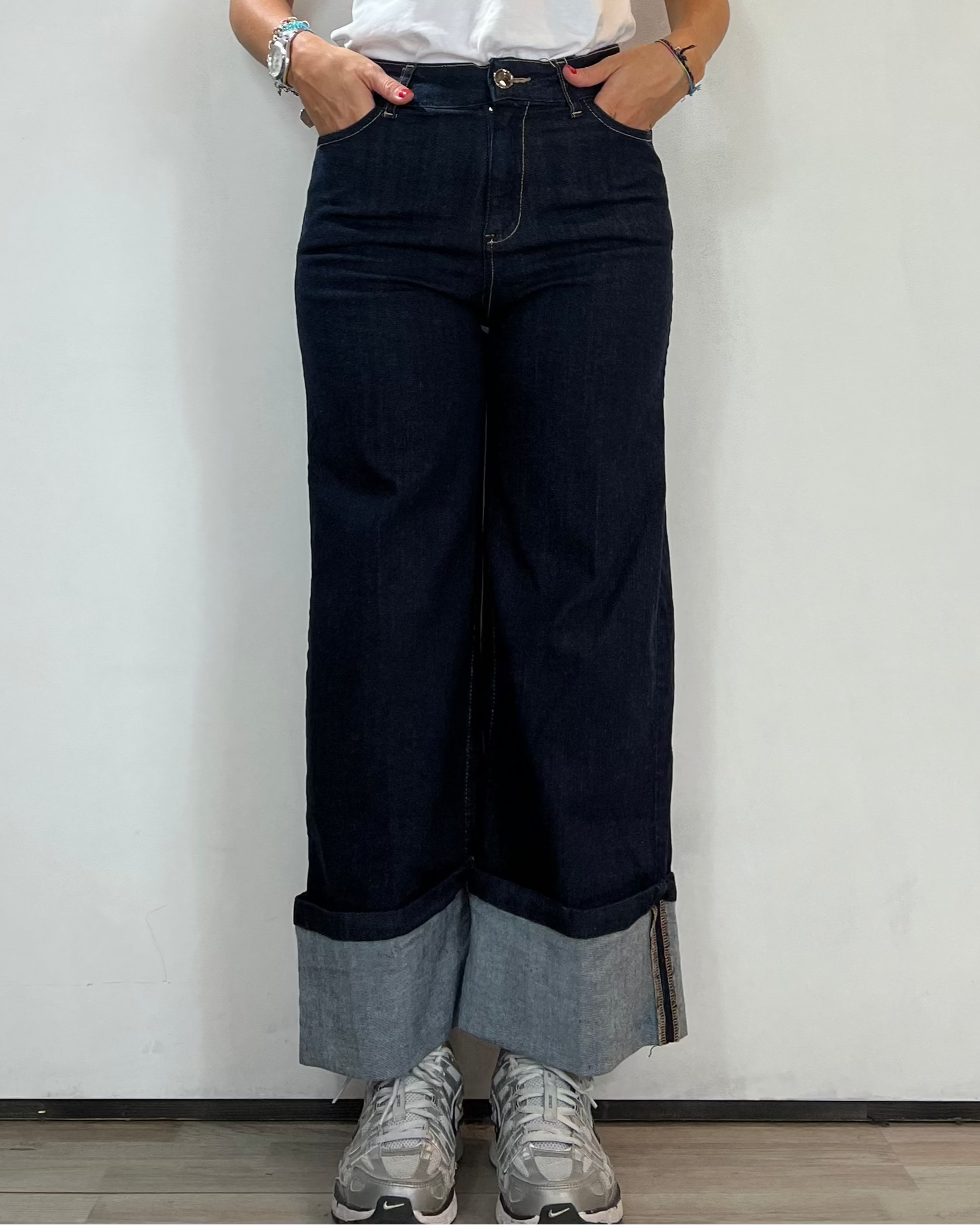 Jeans Cropped Ribalta Over-D Woman