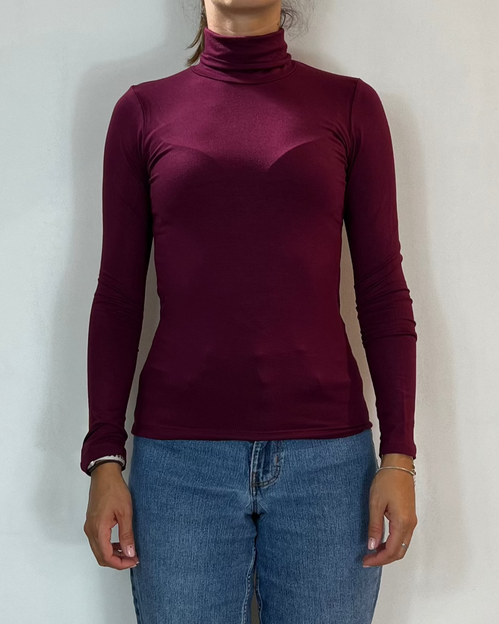 Dolcevita Viscosa Bordeaux Olivia Grey