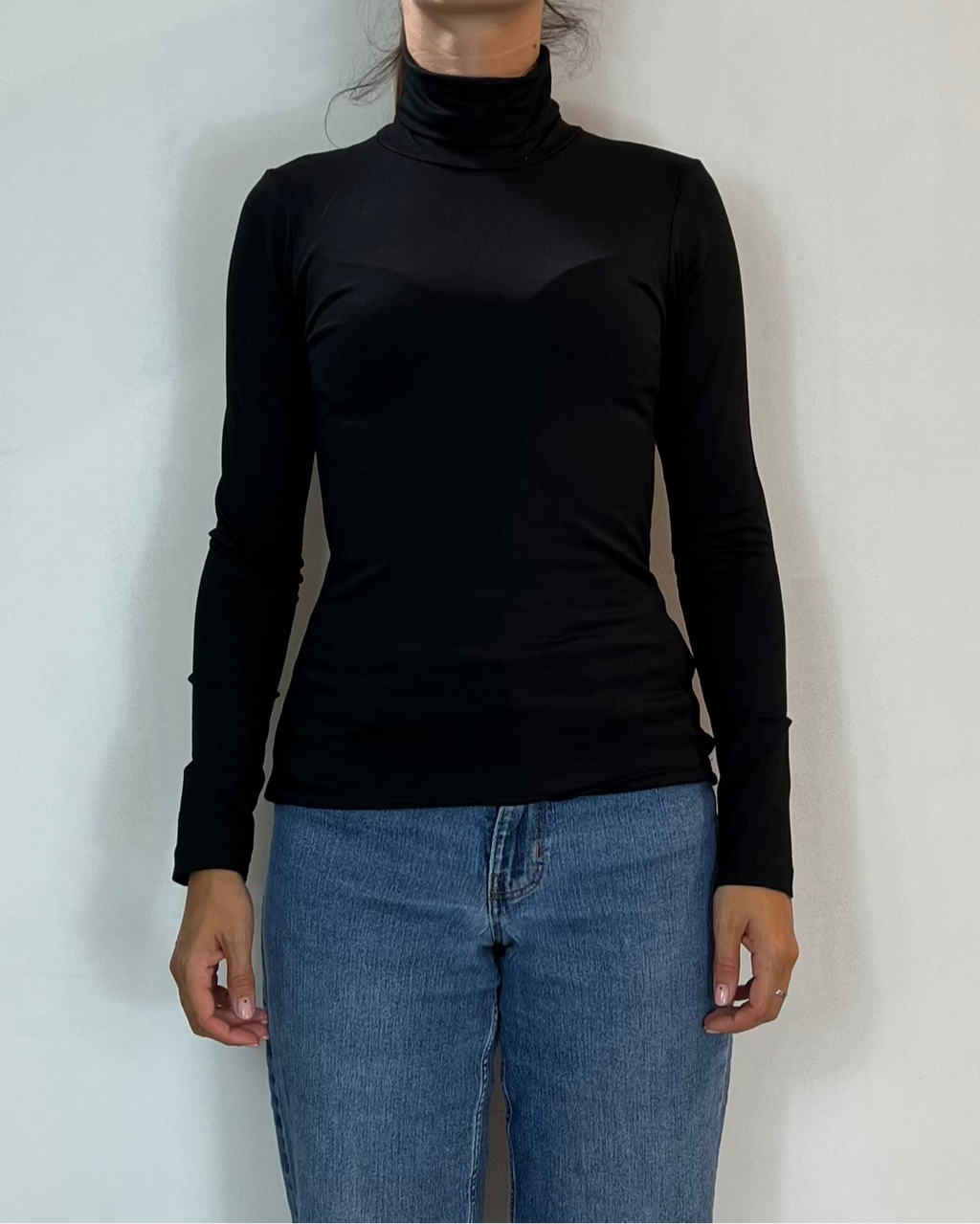 Dolcevita Viscosa Nero Olivia Grey