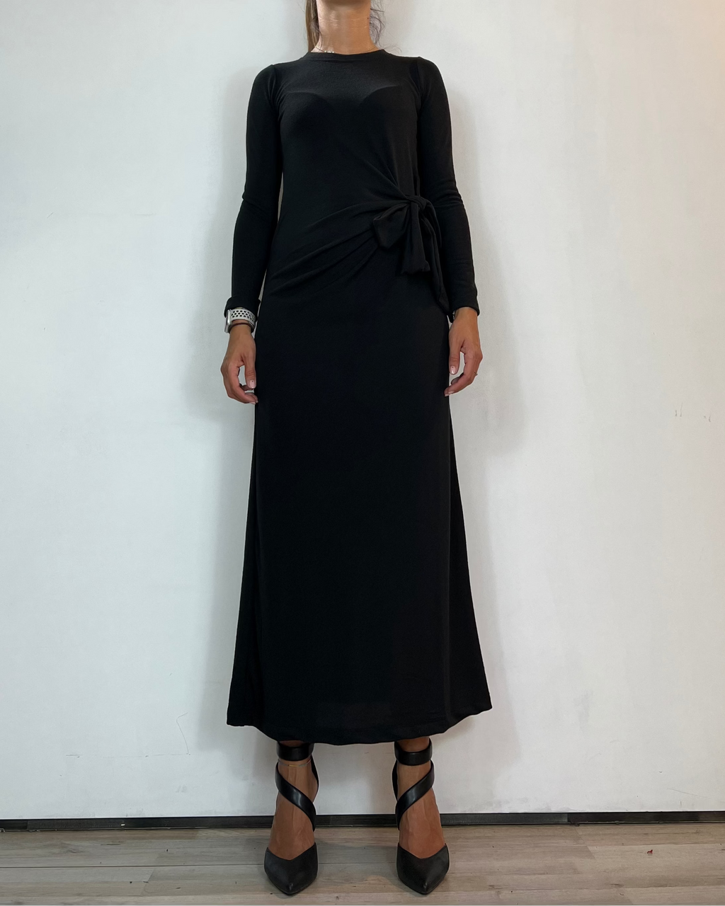 Vestito Fiocco Olivia Grey