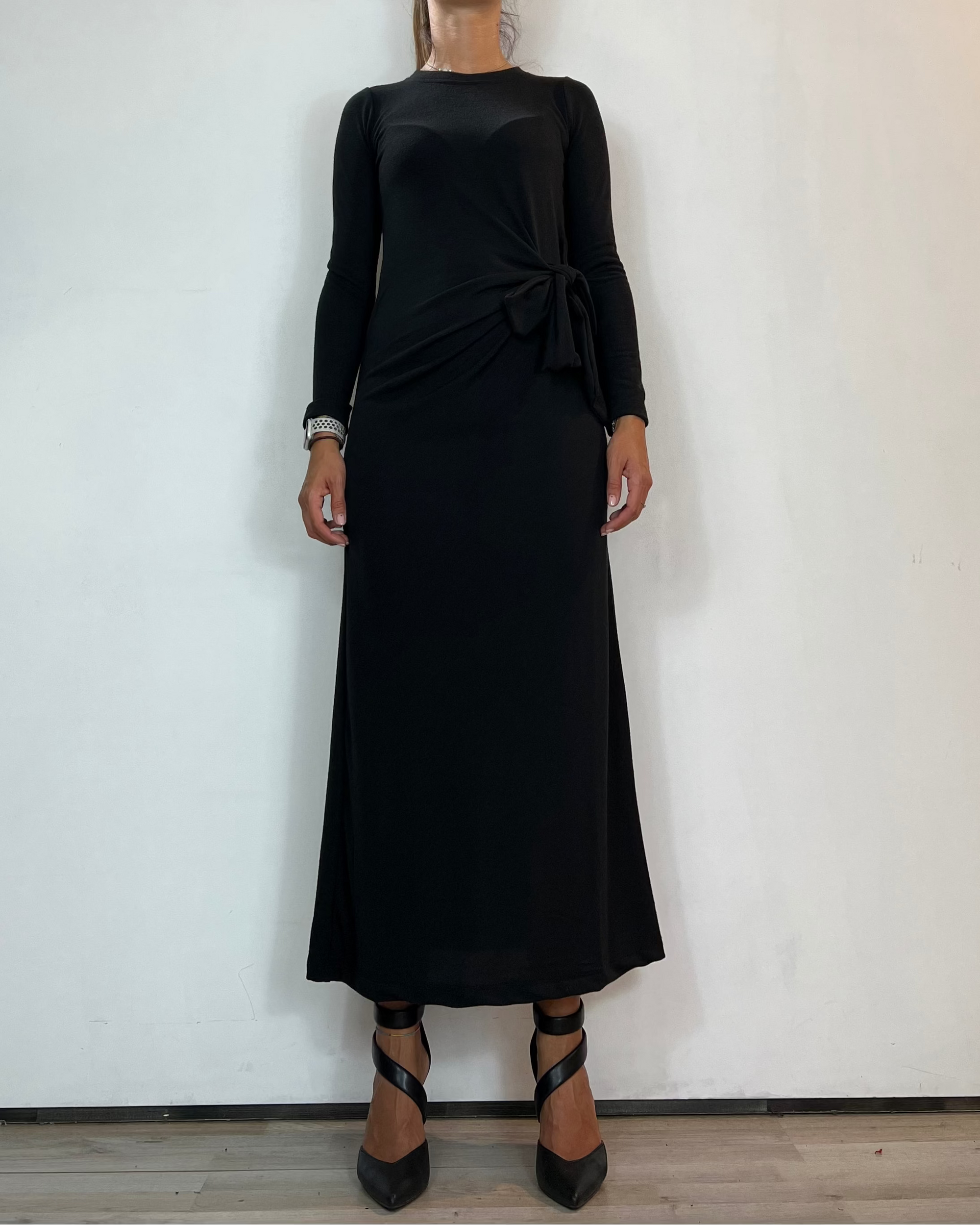 Vestito Fiocco Olivia Grey