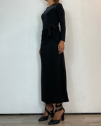 Vestito Fiocco Olivia Grey