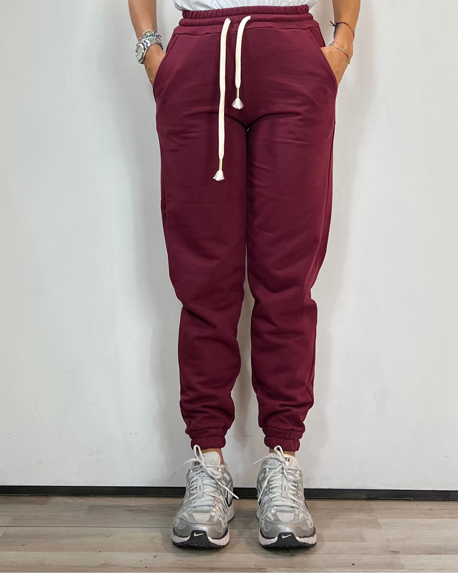 Pantalone Tuta Bordeaux Olivia Grey