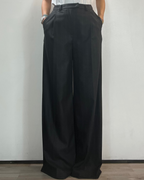 Pantalone Pince Palazzo Gessato Over-D Woman