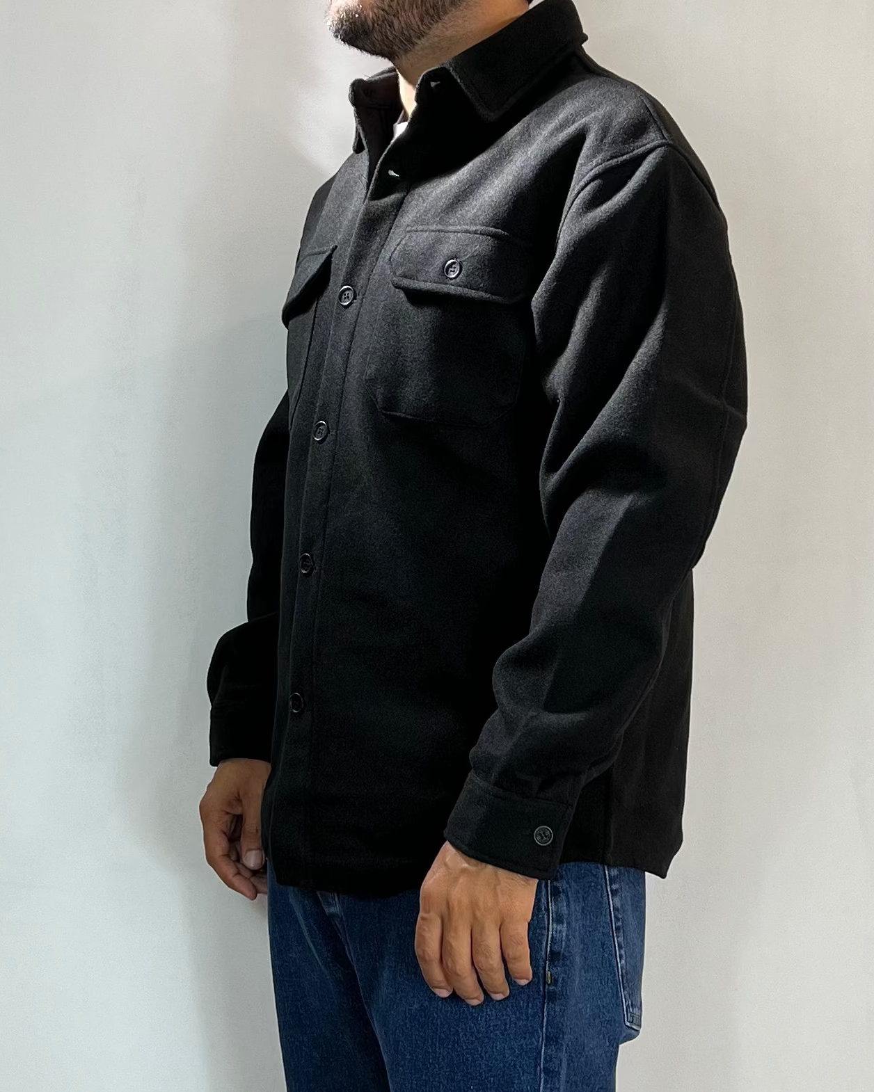 Camicione Over Nero Telamira