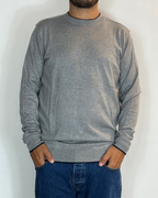 Maglia Contrasti Grigio Over-D