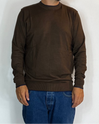 Maglia Contrasti Marrone Over-D