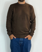 Maglia Contrasti Marrone Over-D