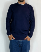 Maglia Contrasti Blu Over-D