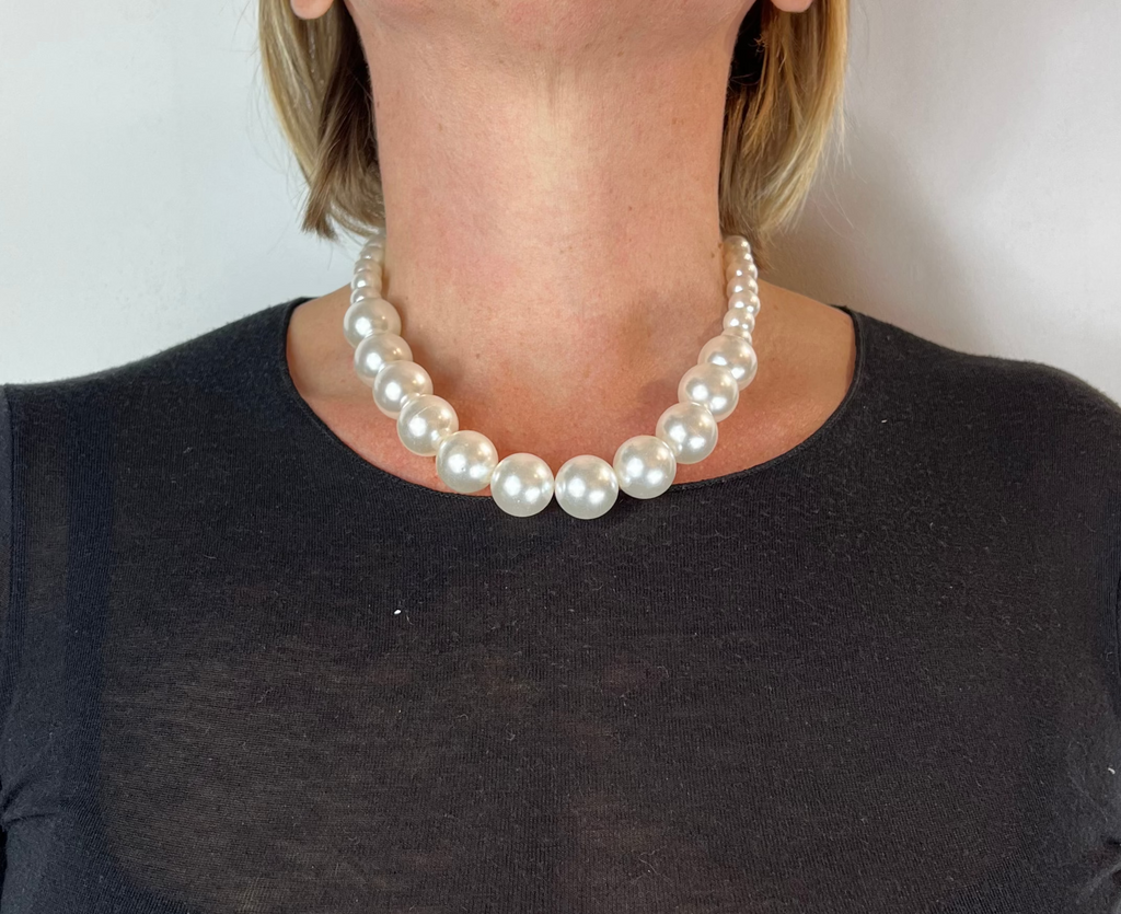 Collana Monofilo Perle